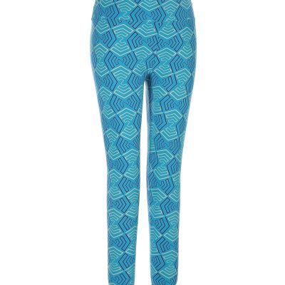 Lularoe Women Blue Leggings 1X Plus