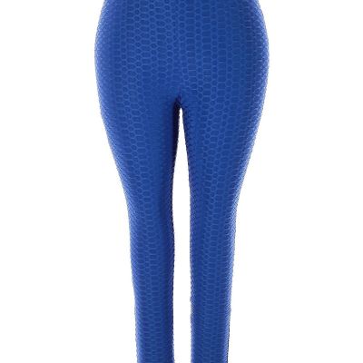 Unbranded Women Blue Leggings 3X Plus