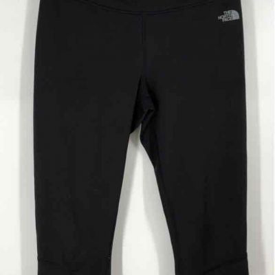 The North Face FlashDry Womens Black Elastic Waist Capri Leggings Size Large