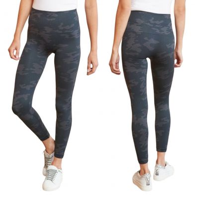 NWT Spanx Pants & Leggings Look At Me Now Seamless Legging Black Camo