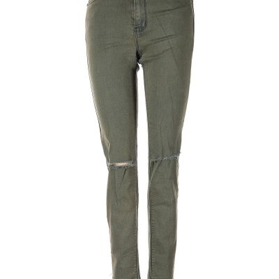 Just Black Women Green Jeggings 26W