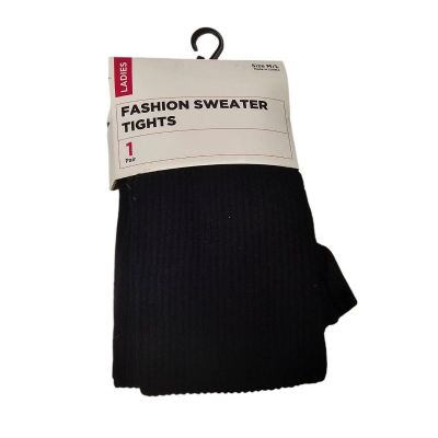 Fashion Sweater Tights Black  M/L Ladies