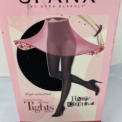 Spanx Women's Haute Contour High Waisted Taming Tights 1994 Size C Black NWT