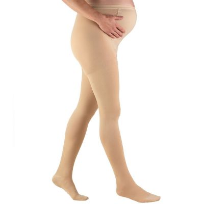 Truform Maternity Pantyhose: 20-30 mmHg M BEIGE (1757BG-M)