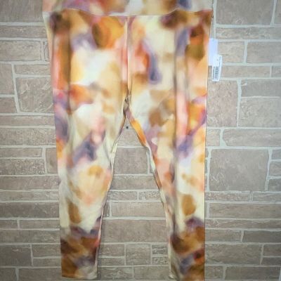 Soft Surroundings Ankle Plus Size Leggings Tie Dye Boho Sz 1X