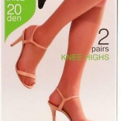2 Pairs (Pack) - Conte/Esli Knee-Highs For Women - Irise 20 Den (14?-72???)