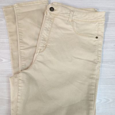 Time And & Tru Plus Size 18 High Rise Jegging Pants Khaki Jeans Stretch Comfy