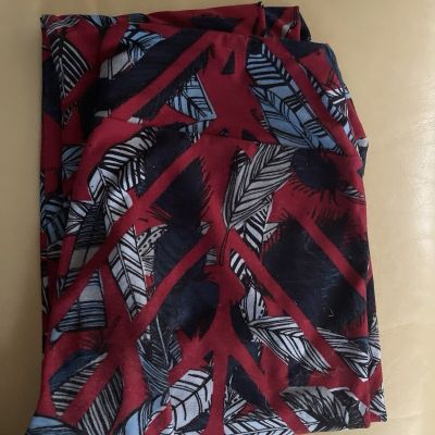 Lularoe OS Leggings LEAVES LEAF PRINT One Size