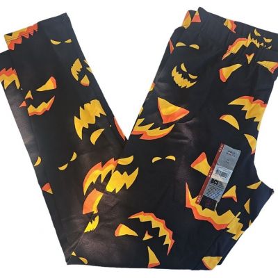 No Boundaries Halloween Spooky Pumpkins Ankle Length Leggings Jr Womens Size M