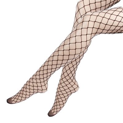 Women Sexy Lingerie Fishnet Mesh High Thigh Stockings Pantyhose Socks US