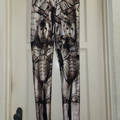 Black Milk X Dr Who Cyberman Leggings S