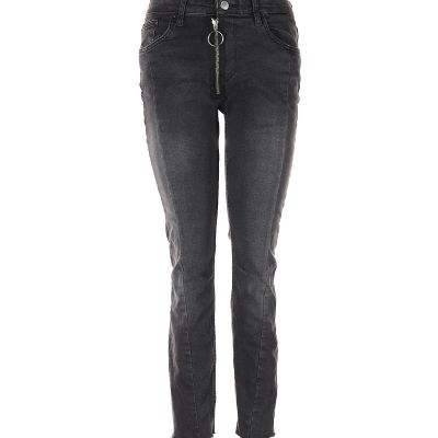 Zara Women Black Jeggings 8