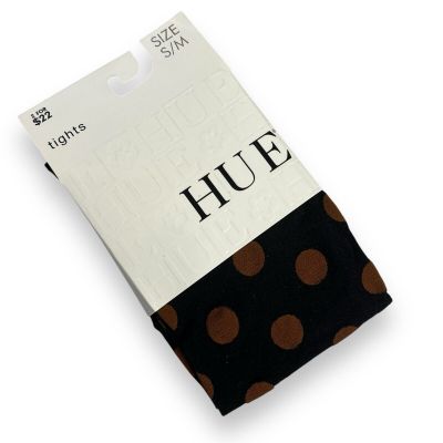 Hue Polka Dot Tights Cinnamon Size S/ M With Control Top 1 Pair