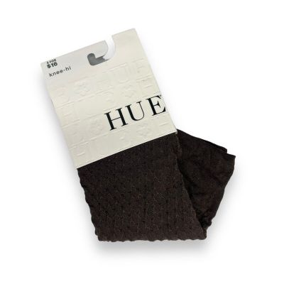 HUE Quatrefoil Knee- Hi Espresso Womens- One Size- 1 Pair NEW