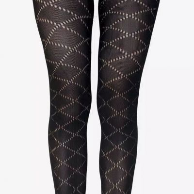 HOT TOPIC BLACK DIAMOND LATTICE  TIGHTS  NEW FOR FALL/WINTER