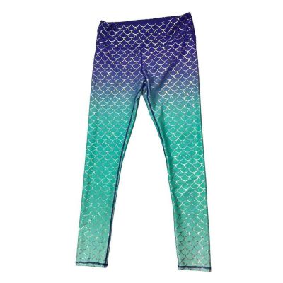 Disney Store Oh My Disney - Little Mermaid Ombre Holographic Leggings - Size M