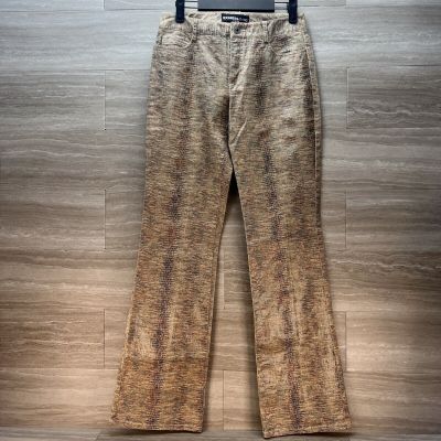 Express Jeans Stretch Women’s Snake Print Pants Size 1/2 Made in Italy New Tags