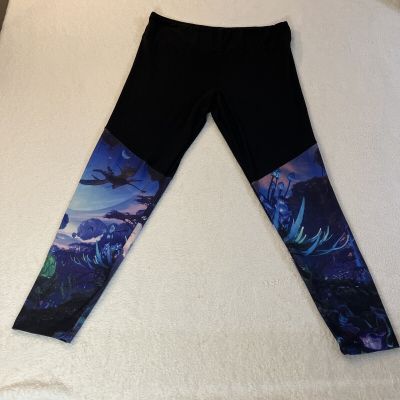 Pandora The World Of Avatar Disney Leggings Size XL Black