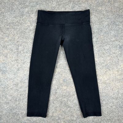 Lululemon Leggings Womens 6 Capri Gym Workout Train Black Pants Yoga Athleisure