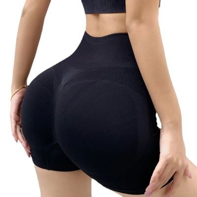 3 Pair Waist Shorts Butt Lift Yoga Pants Booty Gym Tik Tok Womens Shorts S/M