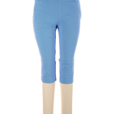 Kim Rogers Women Blue Leggings 14 Petites