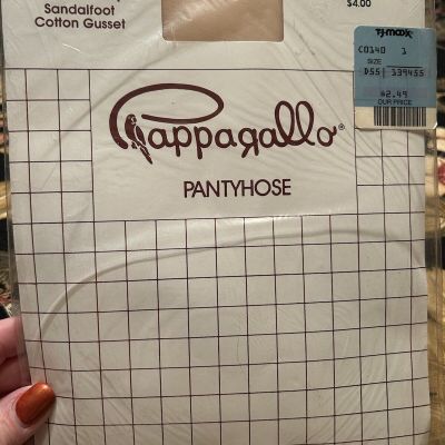 New In Package Pappagallo Vintage Pantyhose -Nude Size  C Control Top