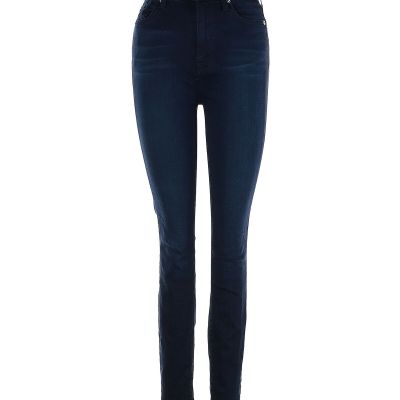 7 For All Mankind Women Blue Jeggings 24W