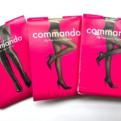 commando luxury legwear tights pantyhose (Lot of 3)