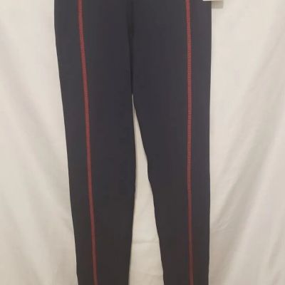 JW Anderson UNIQLO AIRism Leggings Women XXS Navy Blue Red Ankle ZIP