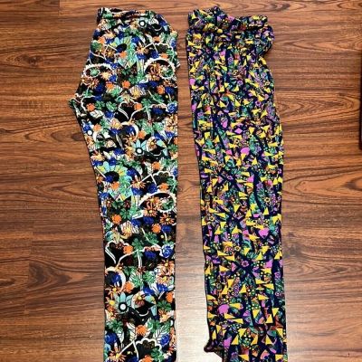 NEW LuLaRoe TC Leggings Multicolored 2 Pairs