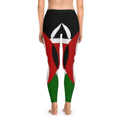 FLAG KENYA PINKBERRY™ Stretchy Leggings custom design Admir Kacamakovic