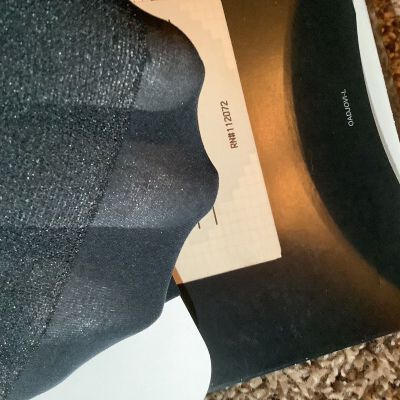 Andrea Jovine control top lycra sheer pantyhose, color black, size: S/M