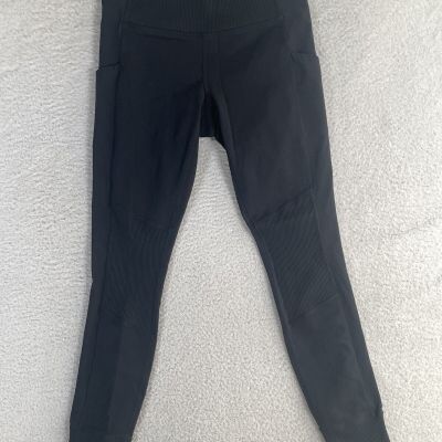 Athleta Excursion Leggings Womens Sz XS Black Hybrid Tight Jogger Gym Workout