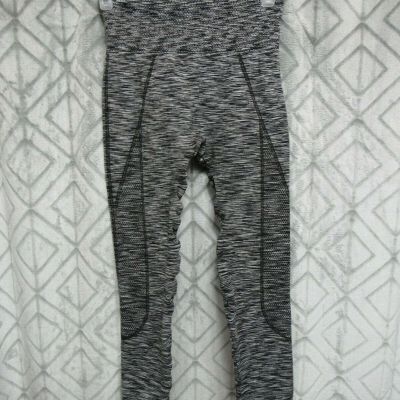 Yelete Leggings Size S Gray Stretch Wide Elastic Waist Exercise Yoga Lounge