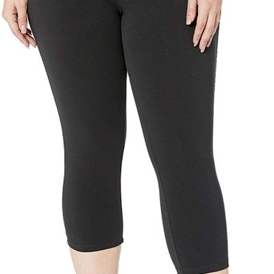 Women's Plus-Size Stretch Jersey Capri Legging