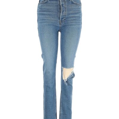 RE/DONE Women Blue Jeggings 29W