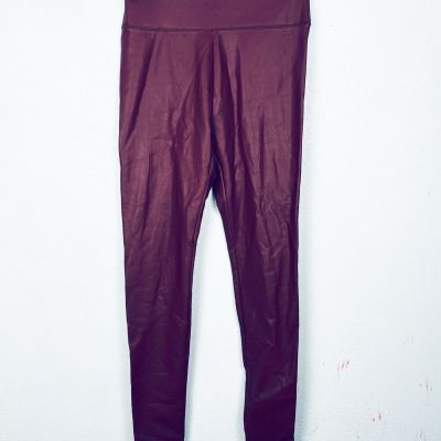 Wild Fable Women’s Size S Burgundy Faux Leather Leggings