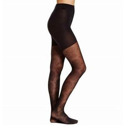 SPANX STAR POWR Patterned Shaping Tights Medallion Shapewear Tummy Control NWT M