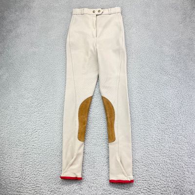 HARRY HALL Breeche Horse Riding Pants Leggings Youth Child Beige Made in England