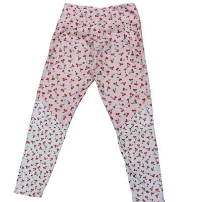 Betsey Johnson Women  Cherry Print Leggings Sz M