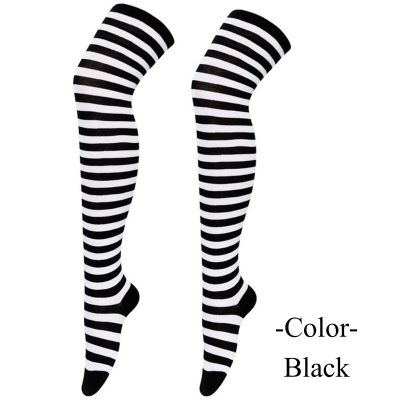 Christmas High Long Stockings Over Knee Socks Christmas Cosplay Party Costumes