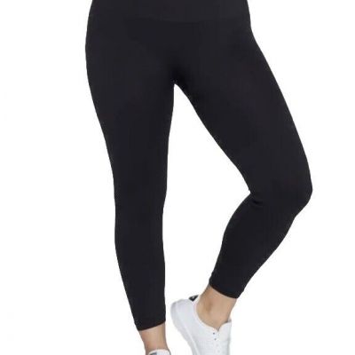 Spanx $72 Black Leggings Plus Sz 1X EcoCare Seamless PullOn Shape Body Sexy High