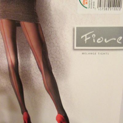 FIORE HESTIA 2 TONE BACKSEAM 40 DENIER PANTYHOSE TIGHTS  3 SIZES