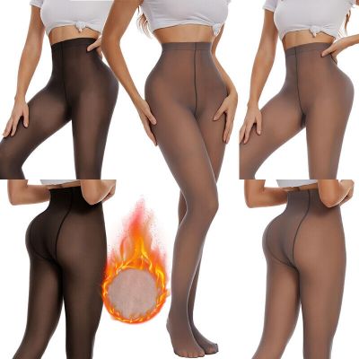 Women's Fake Translucent Stretch Warm Pantyhose Flawlesss Legs Tights Stockings