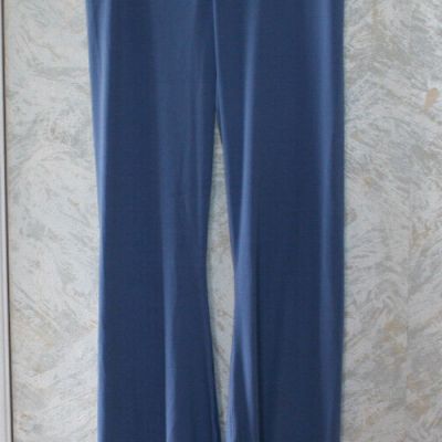 OFFLINE by AERIE Hugger Flare High Rise Leggings Pant Large Blue Gathered waist