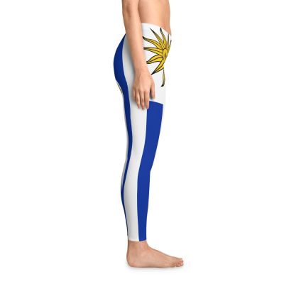 FLAG URUGUAY PINKBERRY™ Stretchy Leggings custom design Admir Kacamakovic