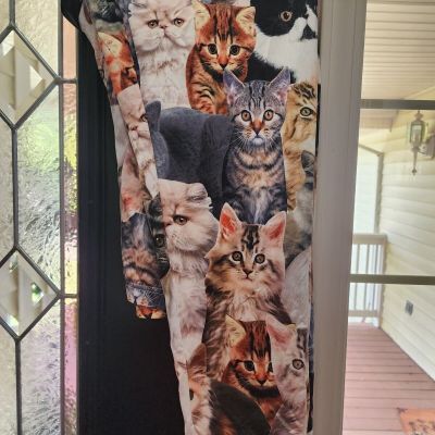 Shein Cat Print Womens Size 4X Leggings