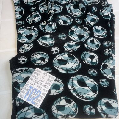 Pre-owned Tc2 Lularoe Leggings Colorful Nightmare Before Christmas