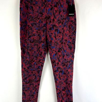 NEW Torrid Women's Colorful Printed Comfort Painterly Animal Leggings Size 0