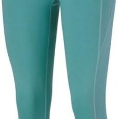 PUMA Womens Train Favorite Forever High Waist 7/8 Tight Deep Aqua Size Large NEW